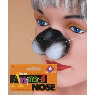 AMSCAN Black Crackle Long Nose Mask Halloween Costume Accessories, One Size