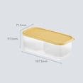 thumbnail image 2 of MesaSe Boîte de Rangement pour Réfrigérateur, Conservation Fraîche, Gain de Place, Utile, 2 Compartiments, Boîte de Rangement pour Réfrigérateur pour Oignons, 2 of 5