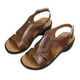 thumbnail image 2 of Zapatillas de verano para mujer, zapatos casuales para mujer, sandalias de cuña informales con boca de pez romano Wmkox8yii  nm7487, 2 of 9