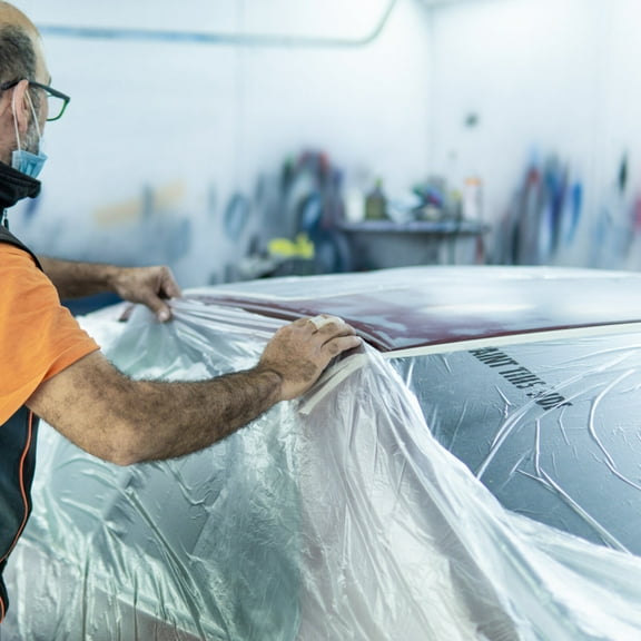 Masking Paper,3 Rolls Masking Paper Auto Body Supplies 20 Meters Masking Paper for Painting