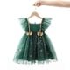 thumbnail image 4 of Vestido de fiesta de princesa de lujo con mangas voladoras para niña, vestido de fiesta de carnaval con estrellas navideñas originales 2024, 4 of 5