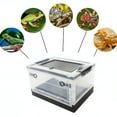 thumbnail image 5 of Reptile Feeding Box Hamster Breeding Box Cage Mice Small Animals, Black, 5 of 8
