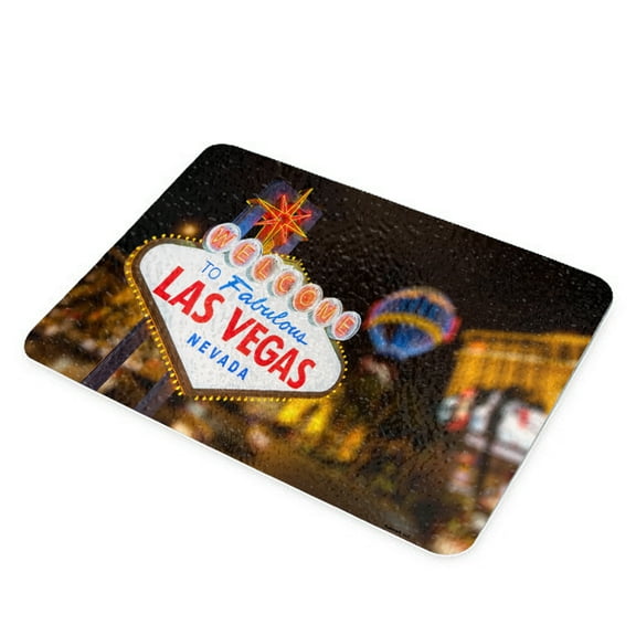 KuzmarK Glass Cheese Cutting Board 11"x7.75" - Fabulous Las Vegas