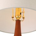 thumbnail image 5 of 360 Lighting Andi 25" High Mid Century Modern 3-Way Table Lamp Green Ceramic Wood Single White Shade Living Room Bedroom Colors May Vary, 5 of 9