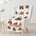 thumbnail image 2 of Yibo Tractor Blanket Flannel Soft and Comfortable Anti-static Bed Sofa Blanket, 2 of 7