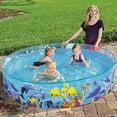 thumbnail image 7 of Bestway: Odyssey Fill 'N Fun Play Pool - 72 x 15" Round Kiddie Splash Pool, Underwater Fish Sea Theme, 198 Gal, Outdoor Water Play, Toddler & Kids 2+, 7 of 7