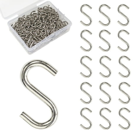 

Millennial Essentials Mini S Hooks Connectors S Shaped Wire Hook Hangers 200pcs Hanging Hooks for DIY Crafts Hanging Jewelry Key Chain Tags Fishing Lure Net Equipment (0.75 Inch)