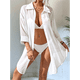 thumbnail image 4 of Blusa para Mujer, Estilo , con Botones y Cuello Halter L, 4 of 10