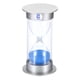 thumbnail image 1 of Temporizador de arena de 20 minutos Uxcell, reloj de arena, cuenta regresiva de vidrio de arena, arenas azules, 1 of 5