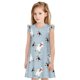 thumbnail image 1 of Balery Skiing penguin Bear Camisón de princesa para niñas, pijama de algodón con mangas abullonadas, suave y bonito.-XX-Large, 1 of 6