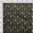thumbnail image 3 of oneOone Viscose Chiffon Black Fabric Florals Sewing Fabric By The Yard Printed Diy Clothing Sewing Supplies 42 Inch Wide, 3 of 4