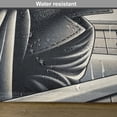 thumbnail image 5 of Ambesonne Cat Place Mats Set of 4, Cool Detective Kitty Monochrome, Standard Size, Dark Grey Pale Sepia, 5 of 5