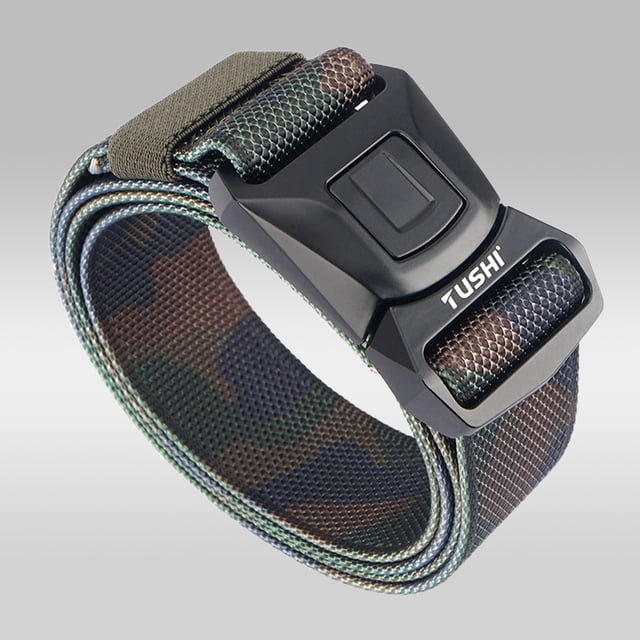 Ceinture pour Hommes Longueur Ajustable Multifonctionnelle Résistante à l'Usure Respirante Ceinture de Sport de Plein Air