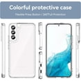 thumbnail image 6 of Case for Samsung Galaxy S23 Phone Case Slim Dropproof [Defend from Drop/Scratch/Slip/Fingerprint] Clear Acrylic Hard Back Soft TPU Bumper Hybrid Phone Cover for Samsung Galaxy S23-Crystal Clear, 6 of 16