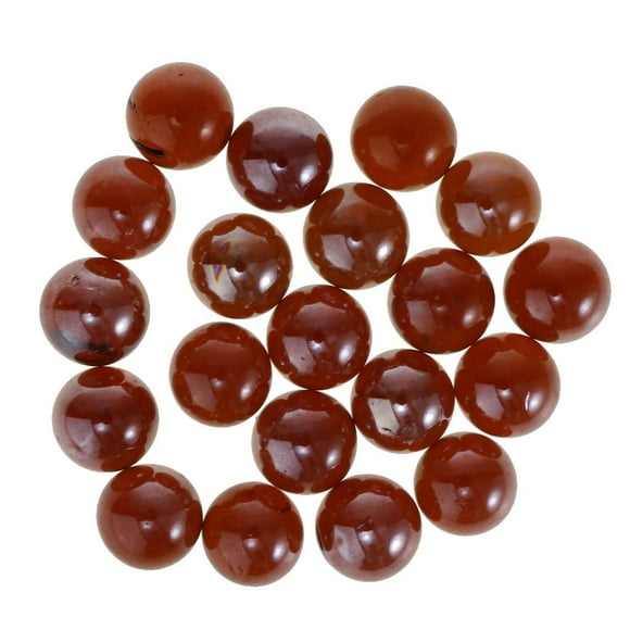 Set of 20 Red Glass Marbles Bulk (16mm), Marble Run Accessory, Craft