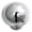 Chrome, variant on Hickory Hardware Savoy Collection Knob, 1-1/4 " Dia. - Chrome