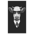 thumbnail image 2 of Funny Cow in Suit with Glasses - Animal Canvas Art Print, 2 of 3