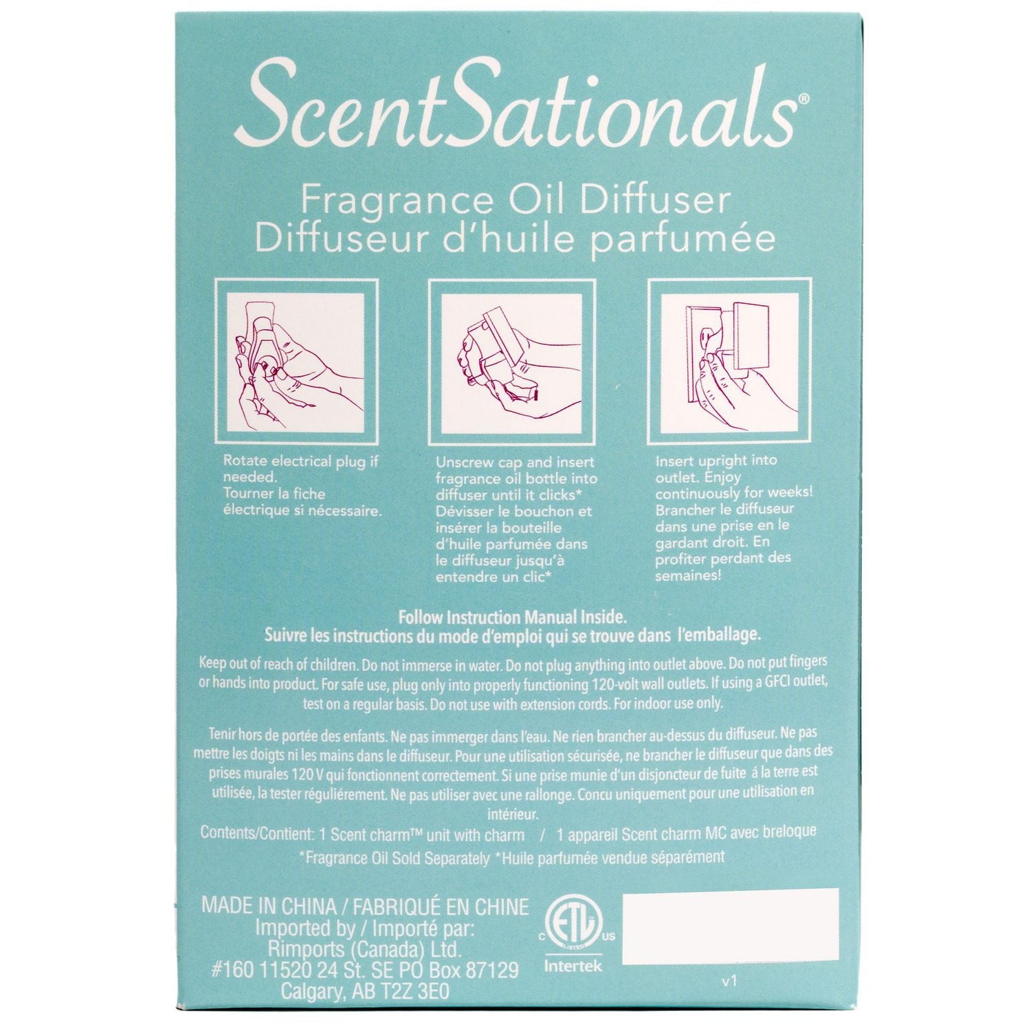 Diffuseur d’huile ScentCharm ScentSationals - Succulent Diffuseur d’huile parfumée