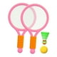 thumbnail image 4 of Juego de tenis de bádminton para niños, raquetas de tenis para niños con lanzadera de pelota, raqueta de bádminton Rosa, 4 of 8