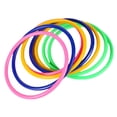 thumbnail image 4 of 10pc Plastic Toss Rings Circle Hoopla-Game Fun Throw Child to N8O8 Kids Toy S3S3, 4 of 8