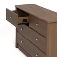thumbnail image 5 of Storkcraft Crescent 6 Drawer Nursery Dresser, Hazelnut, 5 of 14