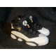 thumbnail image 1 of Ni - ke Ni - ke Air Jordan Shoes Sneakers Size 8.5Y Black White Gold 6 Rings 323399-100, 1 of 5