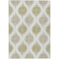 thumbnail image 2 of Addison Rugs Chantille Indoor/Outdoor Transitional Ikat Gold Washable Rectangle Rug, 5' x 7'6", 2 of 6