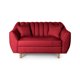 thumbnail image 2 of Sofá Love Seat 2 Plazas De Lino Rojo Makora Eliana, 2 of 7