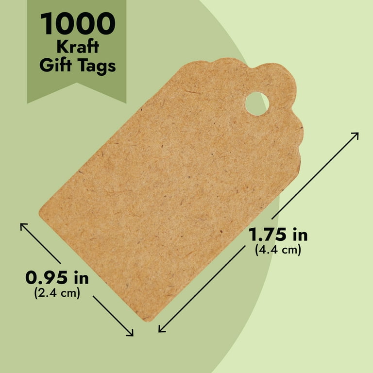 Wholesale 100Pcs Rectangle Christmas Kraft Paper Gift Tags 