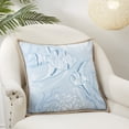 thumbnail image 3 of Saro Lifestyle Seaside Splash Fish Throw Pillow Cover, 3 of 3
