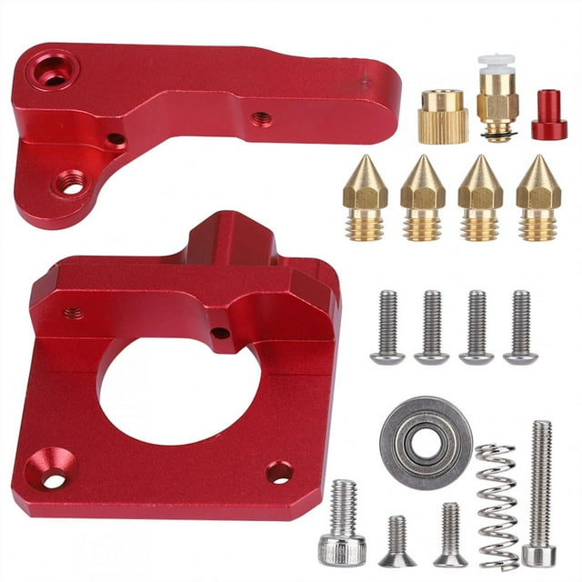 Extrusoras de Aluminio NikouMX MK8 CR10/CR10s para impresora 3D color Rojo