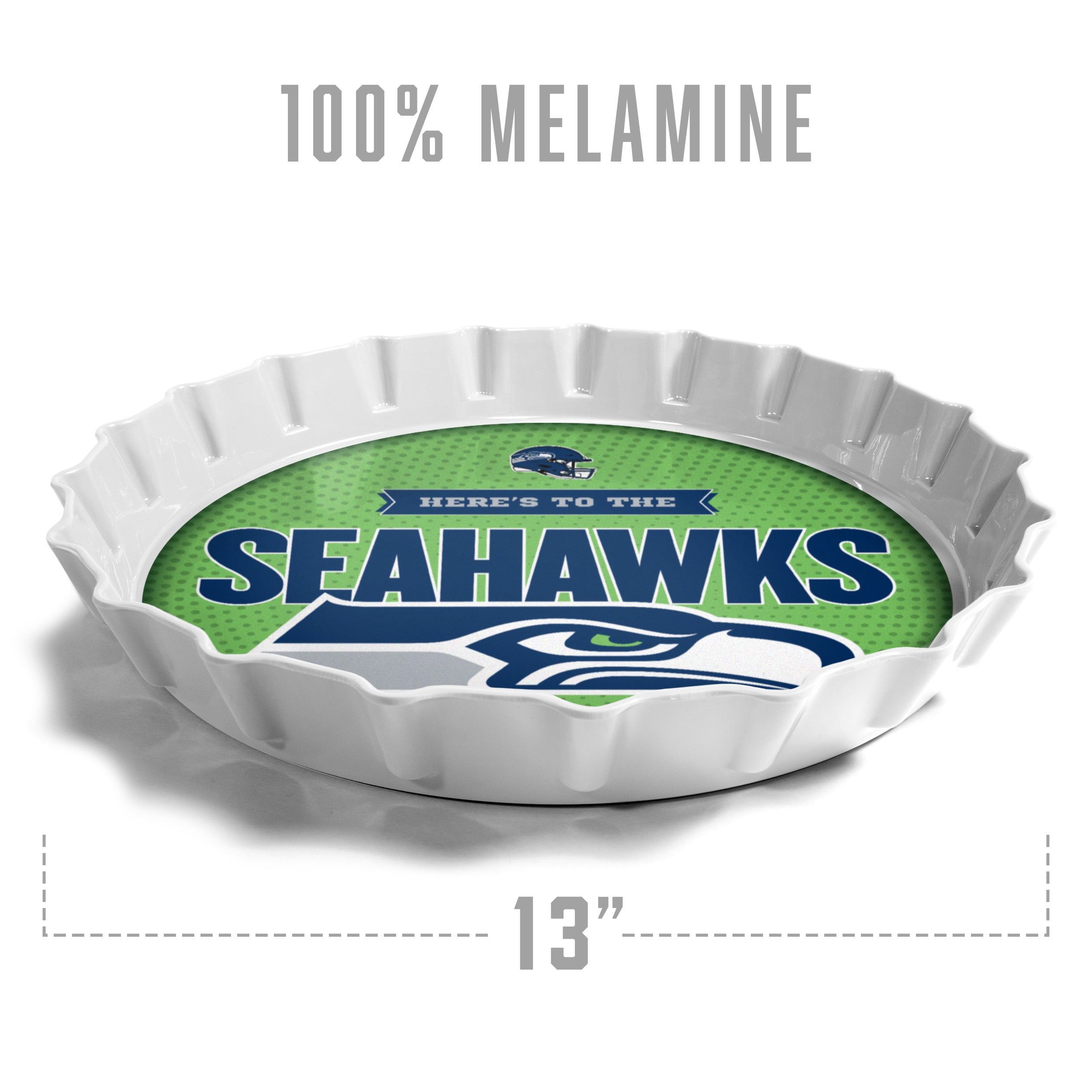 YouTheFan NFL Seattle Seahawks Bottle Cap Serving Tray