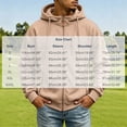 thumbnail image 3 of Fanshiluo Men's Hooded Full Zip Multi-Pocket Sweatshirt, Long Sleeve Casual Warm Jacket,Size S-3XL, 3 of 9