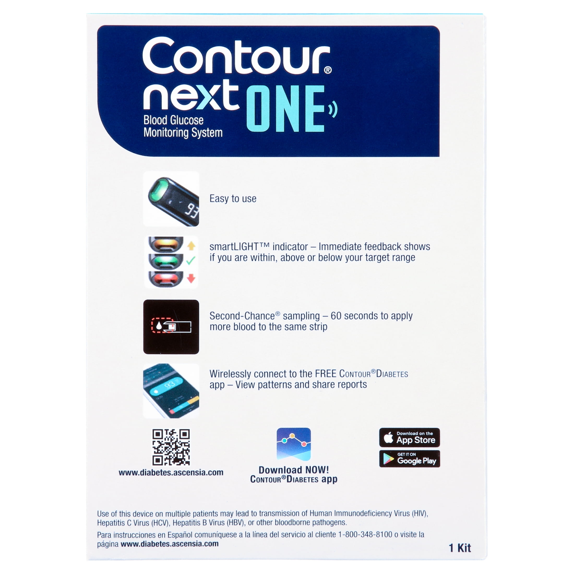 CONTOUR®NEXT ONE Blood Glucose Meter Value Pack