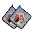 thumbnail image 1 of Carolines Treasures BB2831PTHD Chien Maison Collection Papillon Sable Blanc Paire de Porte-Pots, 1 of 3