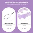 thumbnail image 4 of unbranded Decorative Phone Rope Color Morado Con Resistentes Para Colgar En Teléfono O Bolsa, 4 of 8