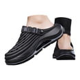 thumbnail image 3 of Men's Breathable and Comfortable Summer Clogs, Stylish Outdoor Beach Shoes Summer Slippers Wide Sandals, 3 of 9