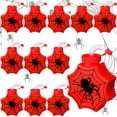 thumbnail image 1 of Vasos Teenyou Spider de 300 ml con tapas y pajitas, 12 juegos, 1 of 6