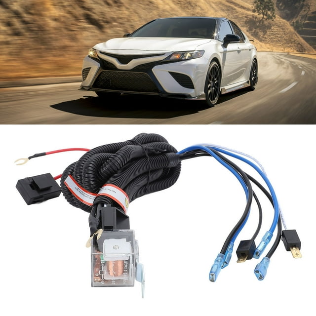 Horn Wiring Harness Relay Kit Open Speaker Wiring Relay Kit for Car Truck SUV RV ATV Motorcycle Use