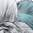 thumbnail image 2 of MODA Blue Sketch Shower Curtain, 2 of 2