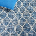 thumbnail image 5 of SAFAVIEH Courtyard Anson Geometric Indoor/Outdoor Area Rug, Navy/Grey, 8' x 11', 5 of 10