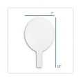 thumbnail image 3 of Dry Erase Paddle, 12 x 7, White, 12/Pack | Bundle of 2 Packs Whiteboards, 3 of 4