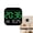 Green, variant on Digital Wall Clock Large Display 2026 | LED Alarm Clock with Remote, Temperature, Calendar Day, Dimmable Brightness, Timer | Battery Operated for Wall or Desk | Modern Home Bedroom Office