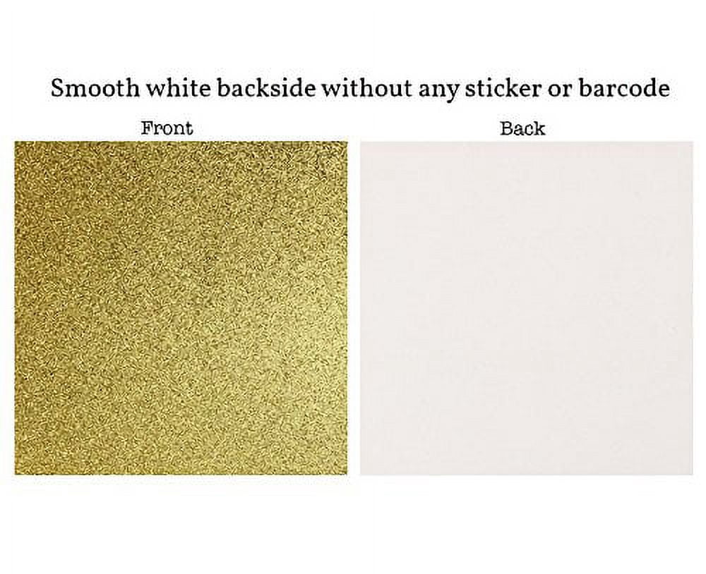 Crafasso 12" x 12" 300gms Heavy & Premium Glitter cardstock, 16 Sheets, 16 Colors