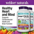 thumbnail image 2 of Webber Naturals 1000mg Omega-3 Softgels - 2-Pack (210-count Each) | Heart &amp; Brain Health, 2 of 2