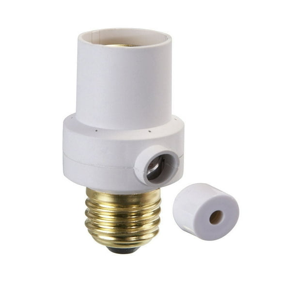 Control de luz del anochecer al amanecer Amertac White, paquete de 1 unidad SLC5BCW-4