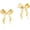 Bow - 3, variant on Bow Earrings for Women - 14K Gold Plated Silver Dainty Bow Earrings Small Gold Stud Earring Jewelry Gifts for Her[q8116]