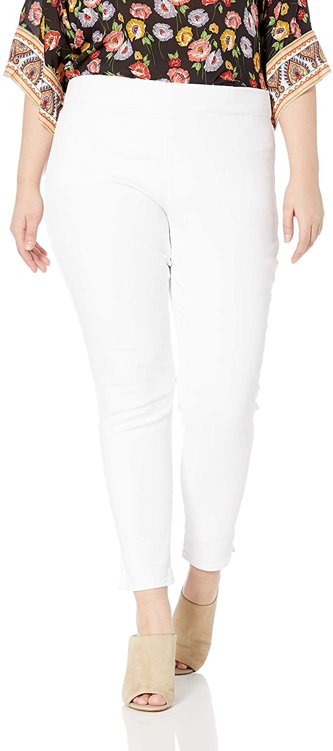 nydj pull on skinny ankle jeans
