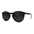 thumbnail image 1 of Mens Polarized Iconic Keyhole Horn Rim Hipster Sunglasses Matte Black, 1 of 4