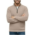 thumbnail image 2 of Chandails Molletonnés pour Hommes à Manches Longues Chemise à Manches Longues pour Homme Chemises d'Automne à Manches Longues pour Hommes T-Shirt à Manches Longues pour Homme Chemises de Randonnée pour Hommes (3TG), 2 of 6